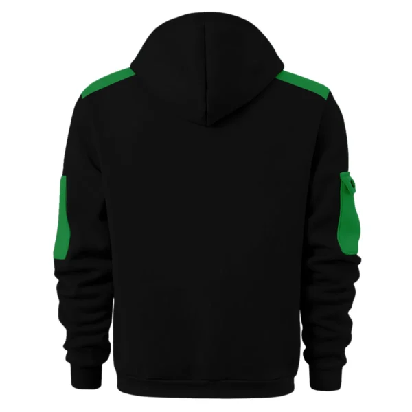 Ducati Motorcycles  Exclusive Logo Hoodie Half Zipper QTMT160525A3DUC - Green - Image 2