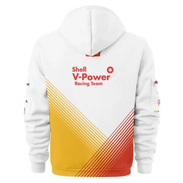 Shell V-Power Racing Team Exclusive Logo Hoodie Half Zipper HOSPC130605A02SHE-HDF - Image 3