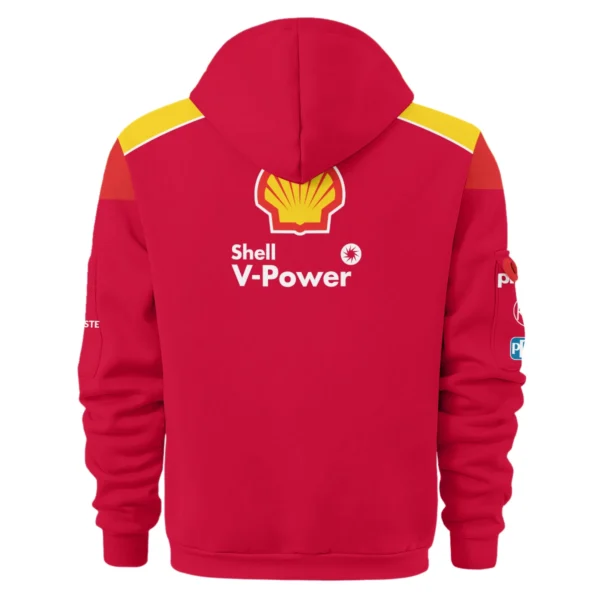 Shell V-Power Racing Team Exclusive Logo Hoodie Half Zipper HOSPC170605A01SHE-HDF - Image 3