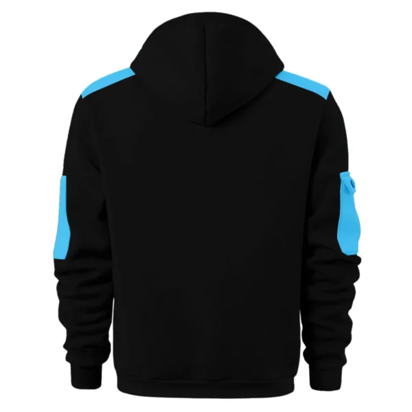 Ducati Motorcycles  Exclusive Logo Hoodie Half Zipper QTMT160525A3DUC - Light Blue - Image 2