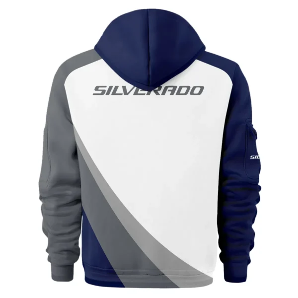 Chevrolet Silverado Ute Exclusive Logo Hoodie Half Zipper QTVA180625UTE02CS - Navy Blue - Image 3