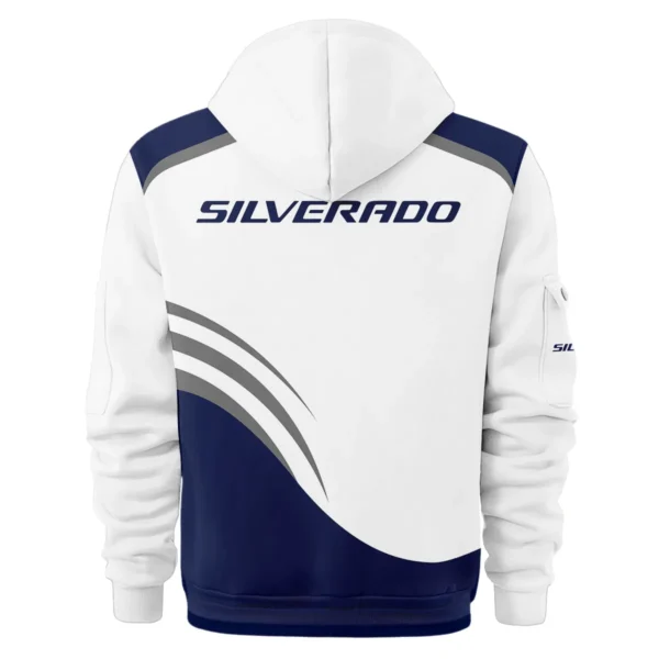 Chevrolet Silverado Ute Exclusive Logo Hoodie Half Zipper QTVA190625UTE03CS - Navy Blue - Image 3