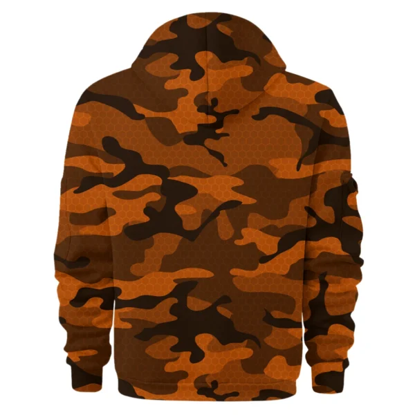 BMW Exclusive Logo Hoodie Half Zipper Car QTCAR180605A1BMW - Orange - Image 2