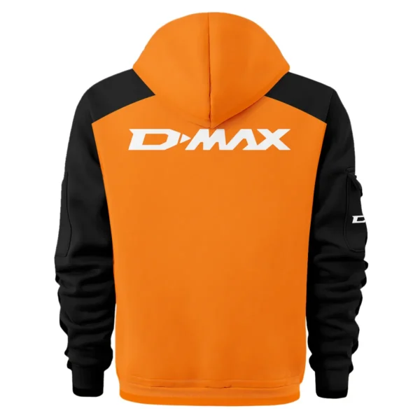 Isuzu D-MAX Ute Exclusive Logo Hoodie Half Zipper QTVA210625UTE04ID - Orange - Image 3