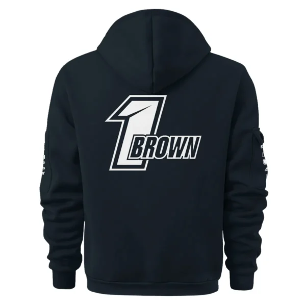 Will Brown Red Bull Ampol Racing Exclusive Logo Hoodie Half Zipper QTRB140525A4-HDF - Image 3