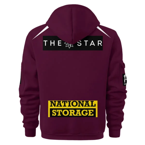 Brisbane Broncos NRL Exclusive Logo Hoodie Half Zipper QTVA050625NRL01BRI-HDF - Image 3