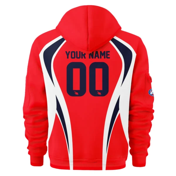 Adelaide Crows AFL Exclusive Logo Hoodie Half Zipper QTVA250625AFL03ADEL-HDF - Image 3