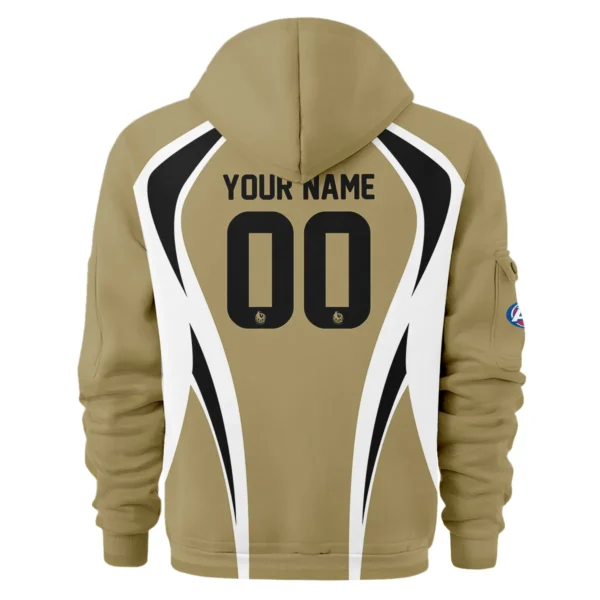 Collingwood Magpies AFL Exclusive Logo Hoodie Half Zipper QTVA250625AFL03COLL-HDF - Image 3