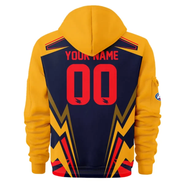 Adelaide Crows AFL Exclusive Logo Hoodie Half Zipper QTVA270625AFL04ADEL-HDF - Image 3