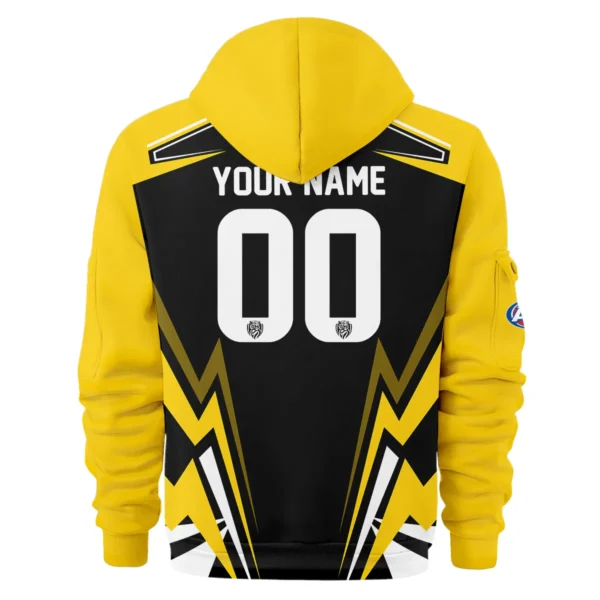 Richmond Tigers AFL Exclusive Logo Hoodie Half Zipper QTVA270625AFL04RICH-HDF - Image 3