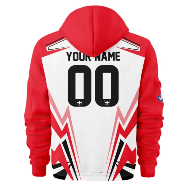 St Kilda Saints AFL Exclusive Logo Hoodie Half Zipper QTVA270625AFL04STK-HDF - Image 3