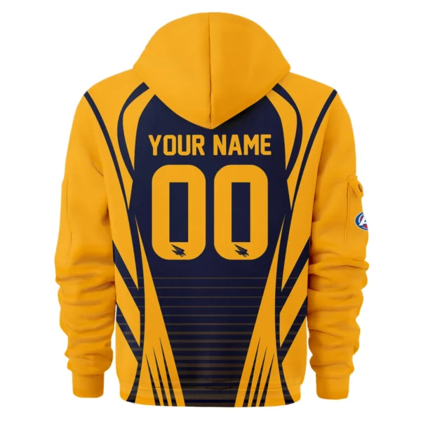 Adelaide Crows AFL Exclusive Logo Hoodie Half Zipper QTVA280625AFL05ADEL-HDF - Image 3