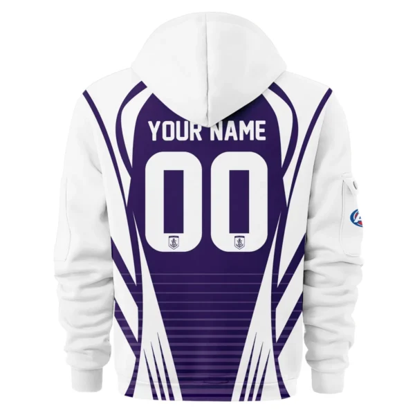 Fremantle Dockers AFL Exclusive Logo Hoodie Half Zipper QTVA280625AFL05FRE-HDF - Image 3