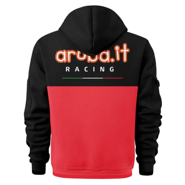 Ducati Lenovo Team Exclusive Logo Hoodie Half Zipper QTVAGP060625A3DUC-HDF - Image 3