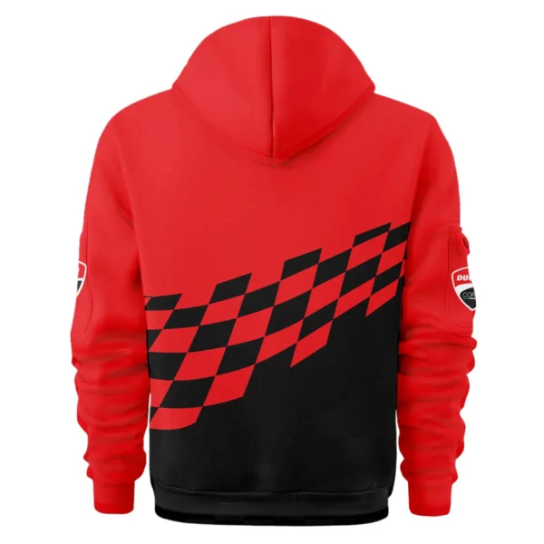 Ducati Lenovo Team Exclusive Logo Hoodie Half Zipper QTVAGP100625A11DUC-HDF - Image 3