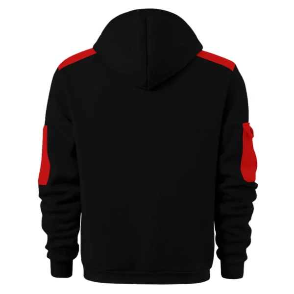 Ducati Motorcycles  Exclusive Logo Hoodie Half Zipper QTMT160525A3DUC - Red - Image 2