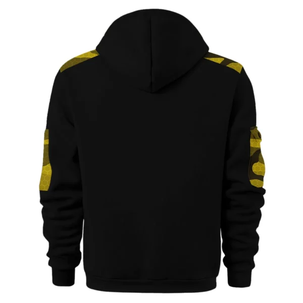 Ducati Motorcycles  Exclusive Logo Hoodie Half Zipper QTMT160525A2DUC - Yellow - Image 2