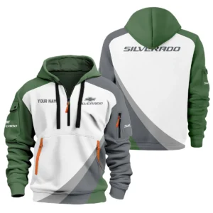 Chevrolet Silverado Ute Exclusive Logo Hoodie Half Zipper QTVA180625UTE02CS - Green
