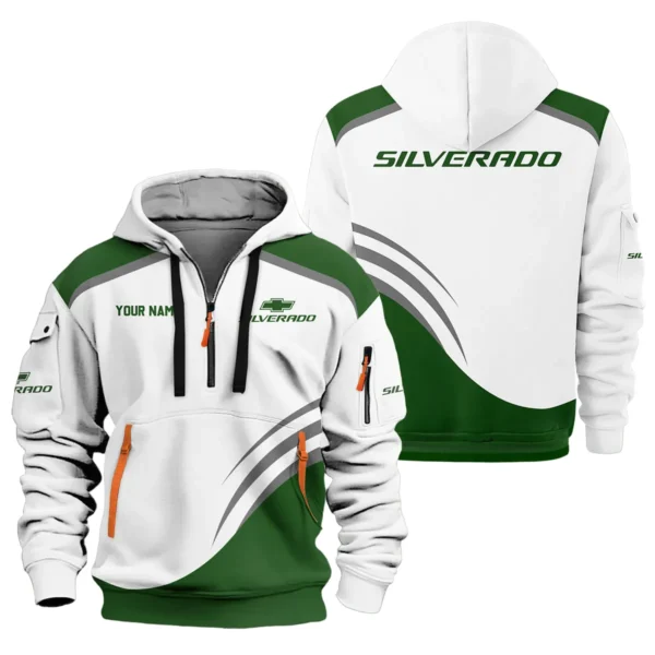Chevrolet Silverado Ute Exclusive Logo Hoodie Half Zipper QTVA190625UTE03CS - Green