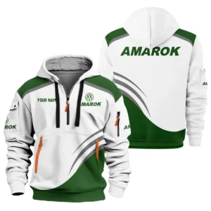 Volkswagen Amarok Ute Exclusive Logo Hoodie Half Zipper QTVA190625UTE03VA - Green