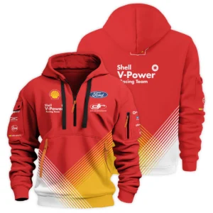 Shell V-Power Racing Team Exclusive Logo Hoodie Half Zipper HOSPC160605A01SHE-HDF
