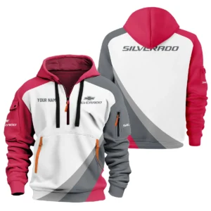 Chevrolet Silverado Ute Exclusive Logo Hoodie Half Zipper QTVA180625UTE02CS - Maroon