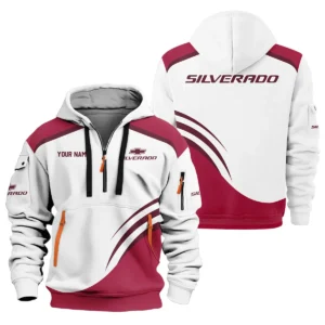 Chevrolet Silverado Ute Exclusive Logo Hoodie Half Zipper QTVA190625UTE03CS - Maroon