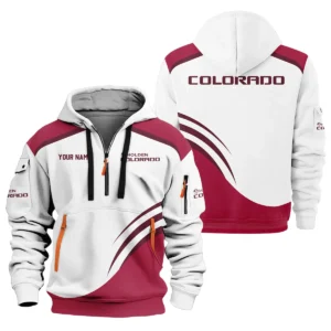 Holden Colorado Ute Exclusive Logo Hoodie Half Zipper QTVA190625UTE03HC - Maroon