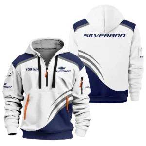 Chevrolet Silverado Ute Exclusive Logo Hoodie Half Zipper QTVA190625UTE03CS - Navy Blue