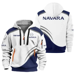 Nissan Navara Ute Exclusive Logo Hoodie Half Zipper QTVA190625UTE03NNA - Navy Blue