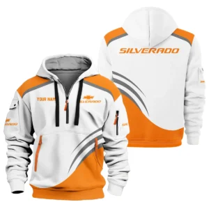Chevrolet Silverado Ute Exclusive Logo Hoodie Half Zipper QTVA190625UTE03CS - Orange
