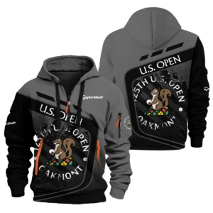 TaylorMade 125th U.S. Open Exclusive Logo Hoodie Half Zipper QTUSG110625A6TM-HDF