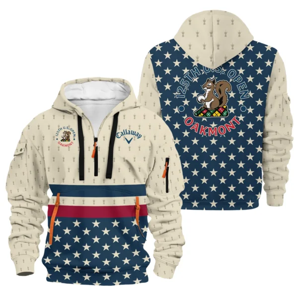 Callaway 125th U.S. Open Exclusive Logo Hoodie Half Zipper QTUSG120625A2CLW-HDF