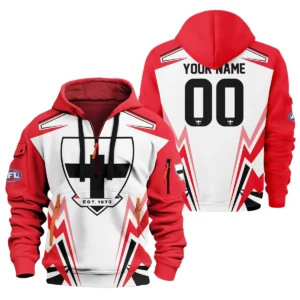 St Kilda Saints AFL Exclusive Logo Hoodie Half Zipper QTVA270625AFL04STK-HDF