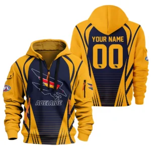 Adelaide Crows AFL Exclusive Logo Hoodie Half Zipper QTVA280625AFL05ADEL-HDF