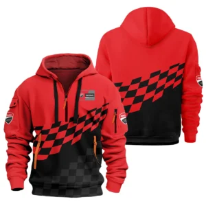 Ducati Lenovo Team Exclusive Logo Hoodie Half Zipper QTVAGP100625A11DUC-HDF