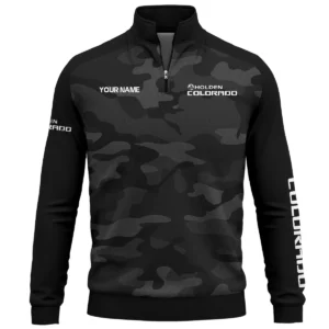 Holden Colorado Exclusive Logo Quarter Zip Sweatshirt Ute QTUT020625A1HC - Black