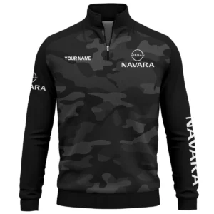 Nissan Navara Exclusive Logo Quarter Zip Sweatshirt Ute QTUT020625A1NNA - Black