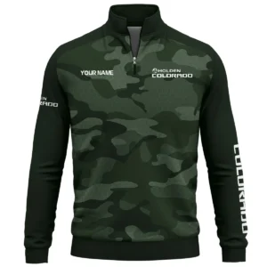 Holden Colorado Exclusive Logo Quarter Zip Sweatshirt Ute QTUT020625A1HC - Green