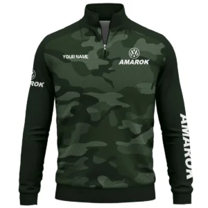 Volkswagen Amarok Exclusive Logo Quarter Zip Sweatshirt Ute QTUT020625A1VA - Green