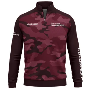 Holden Colorado Exclusive Logo Quarter Zip Sweatshirt Ute QTUT020625A1HC - Marron