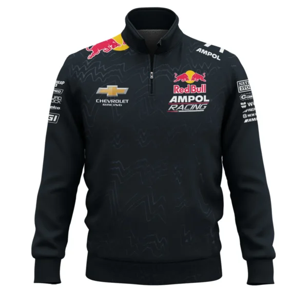 Red Bull Ampol Racing Exclusive Logo Quarter-Zip Sweatshirt QTRB140525A1-QTZ - Image 2