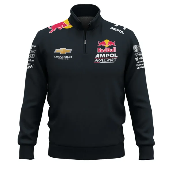 Broc Feeney Red Bull Ampol Racing Exclusive Logo Quarter-Zip Sweatshirt QTRB140525A3-QTZ - Image 2