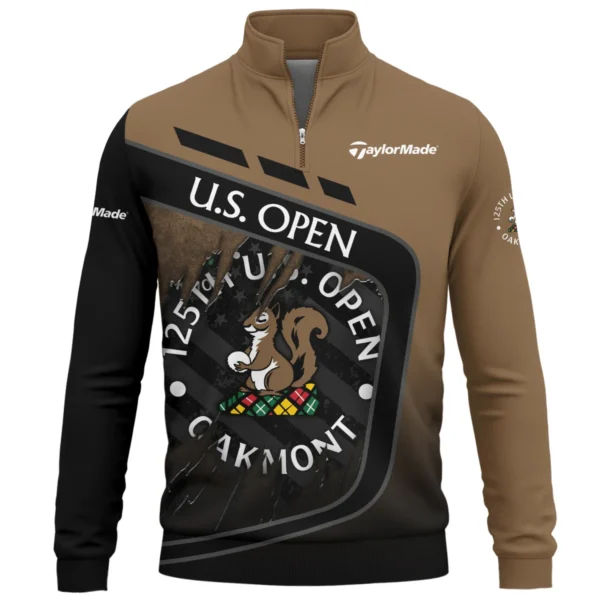 TaylorMade 125th U.S. Open Exclusive Logo Quarter-Zip Sweatshirt QTUSG110625A5TM-QTZ - Image 2