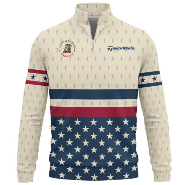 TaylorMade 125th U.S. Open Exclusive Logo Quarter-Zip Sweatshirt QTUSG120625A2TM-QTZ - Image 2