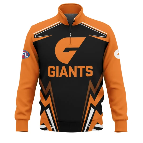 GWS Giants AFL Exclusive Logo Quarter-Zip Sweatshirt QTVA270625AFL04GWS-QTZ - Image 2