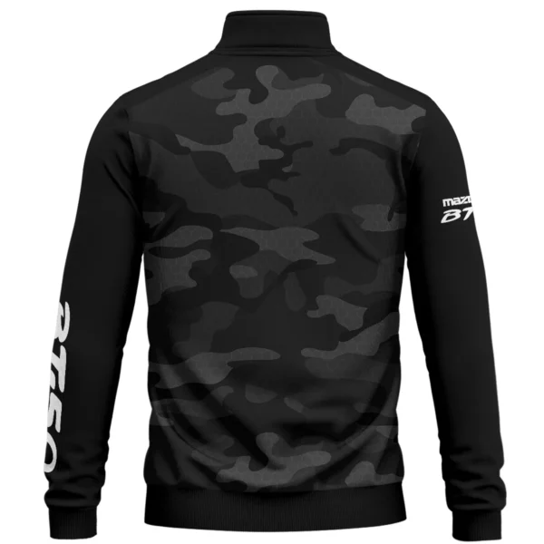 Mazda BT-50 Exclusive Logo Quarter Zip Sweatshirt Ute QTUT020625A1MBT - Black - Image 2