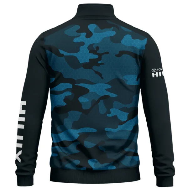 Toyota Hilux Exclusive Logo Quarter Zip Sweatshirt Ute QTUT020625A1TH - Blue - Image 2