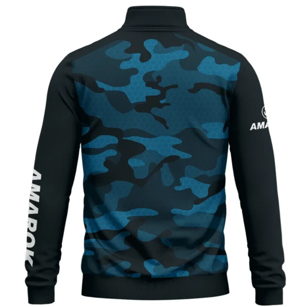 Volkswagen Amarok Exclusive Logo Quarter Zip Sweatshirt Ute QTUT020625A1VA - Blue - Image 2
