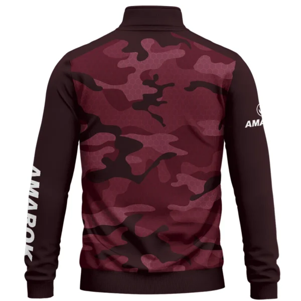 Volkswagen Amarok Exclusive Logo Quarter Zip Sweatshirt Ute QTUT020625A1VA - Marron - Image 2